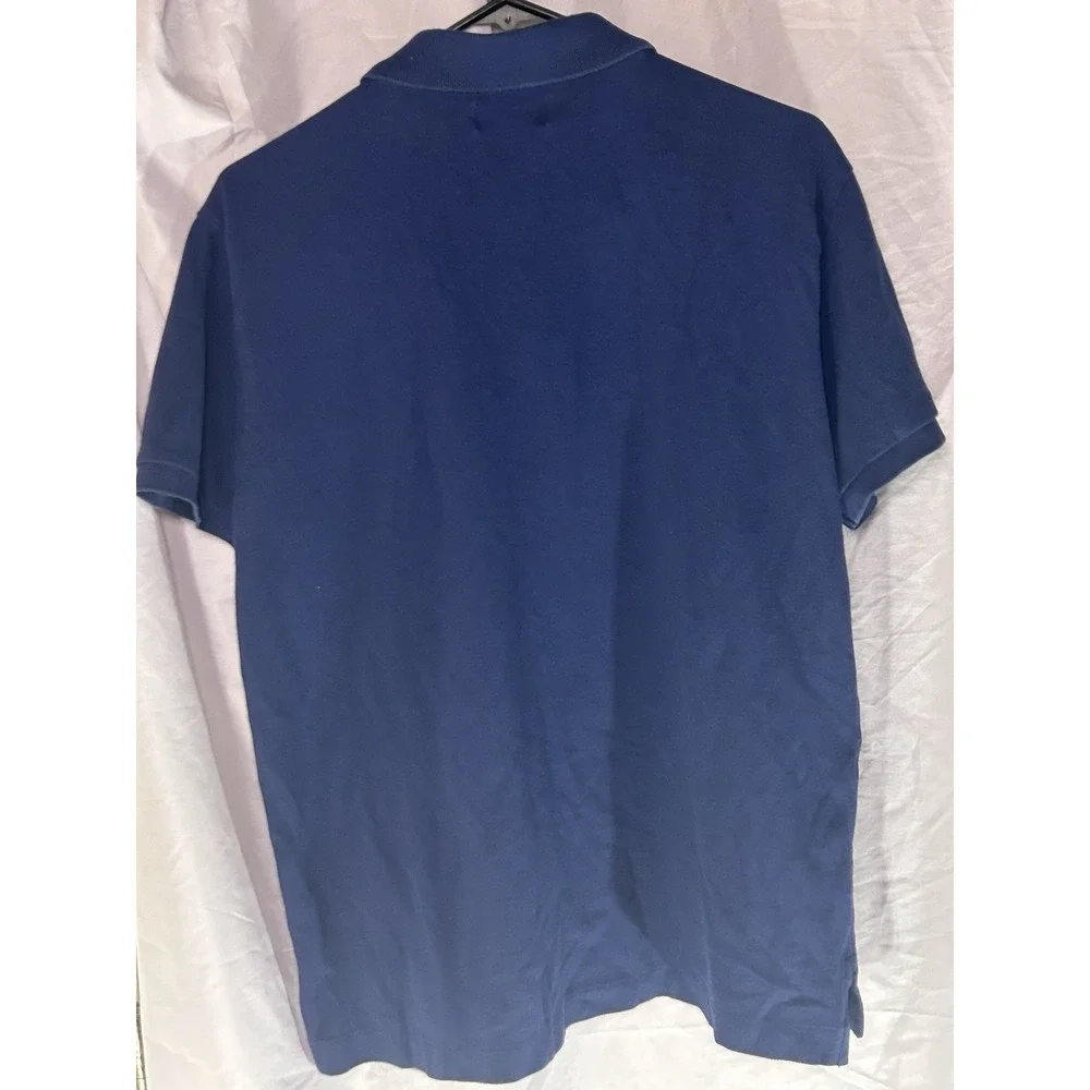 Polo Jeans Company Ralph Lauren Navy Polo Shirt Men's Large RL Flag‎ Logo